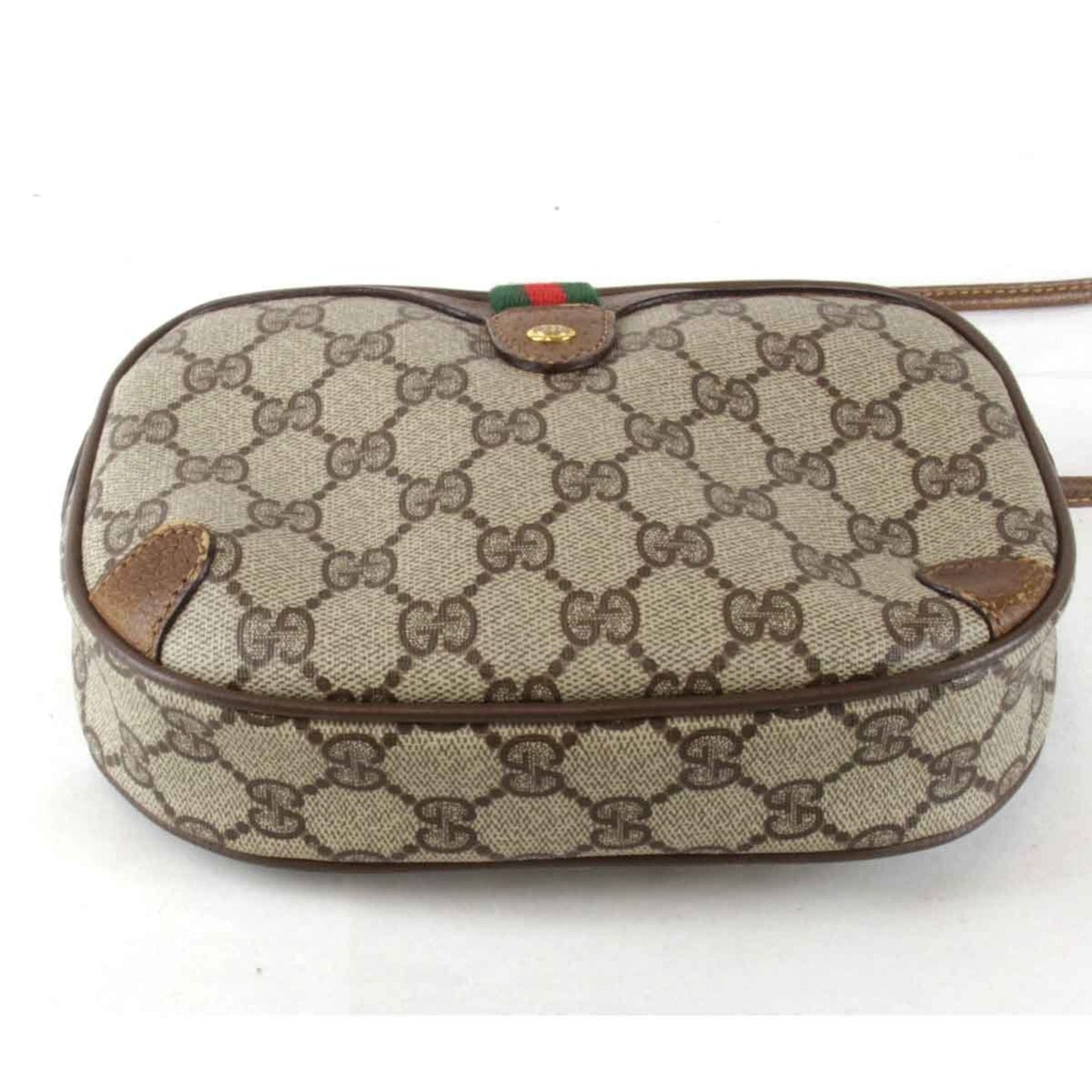 Gucci Brown Gg Supreme Shoulder Bag