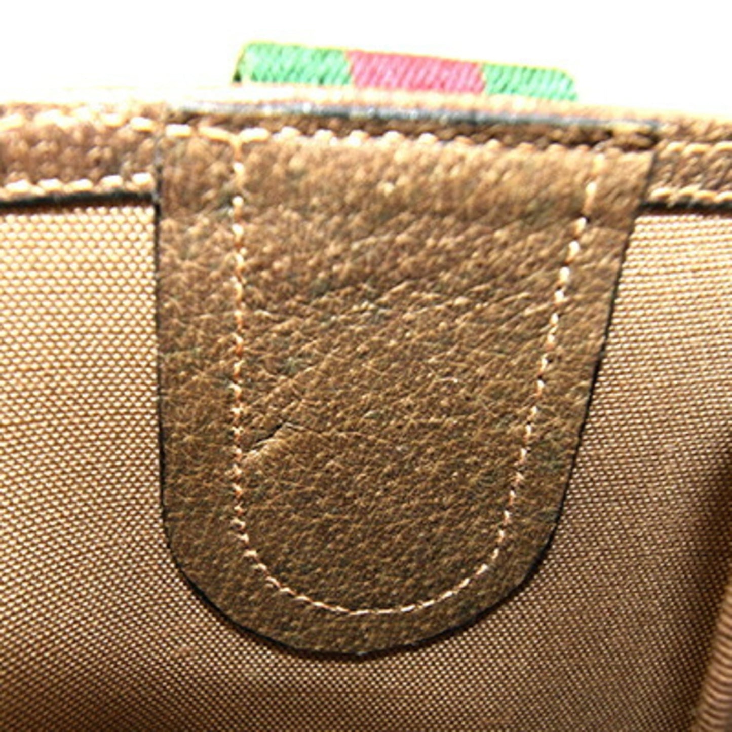 Gucci Beige Pvc Leather Canvas Tote Bag