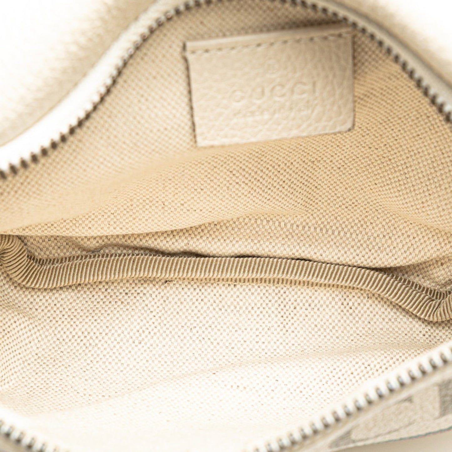 Gucci Multi-Color White Leather Fanny Pack