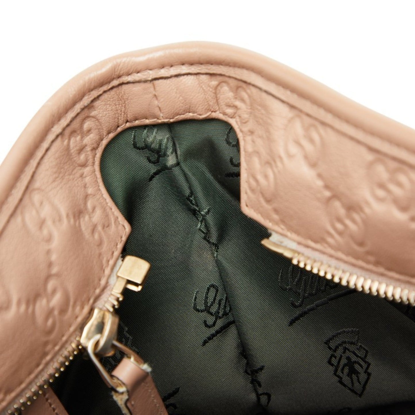 Gucci Beige Leather Handbag Tote Bag