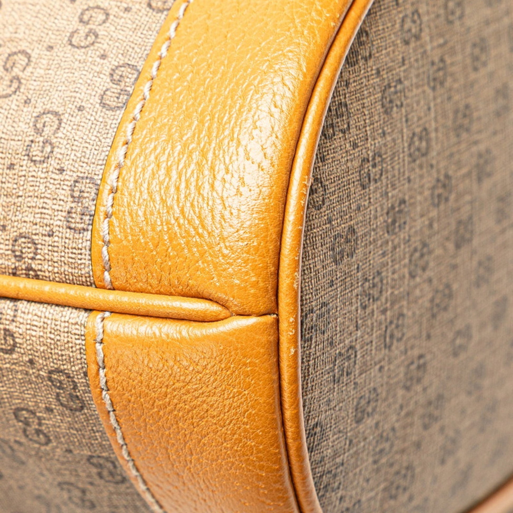 Gucci Brown Pvc Leather Shoulder Bag