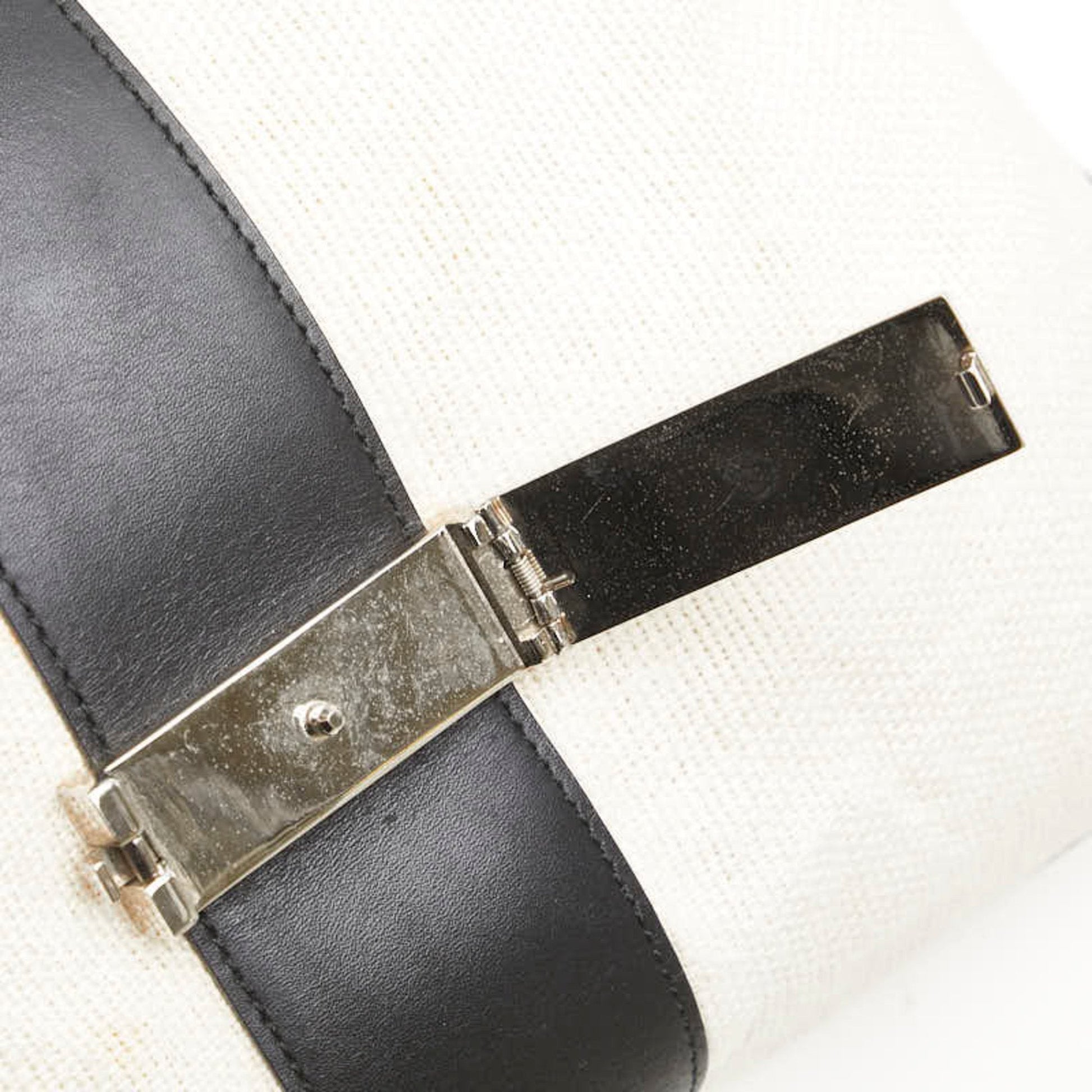 Gucci Black Ivory Canvas Leather Handbag Shoulder Bag