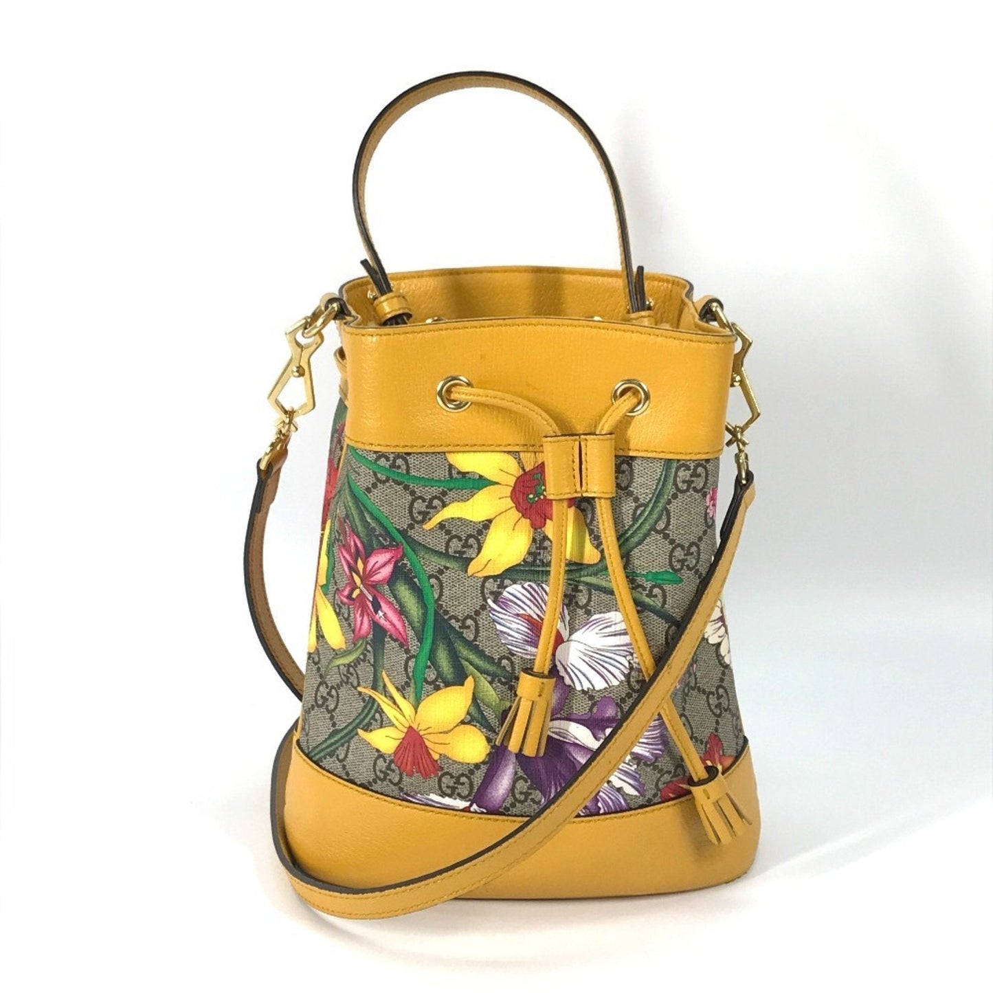 Gucci Beige Multi-Color Gg Supreme Handbag Shoulder Bag