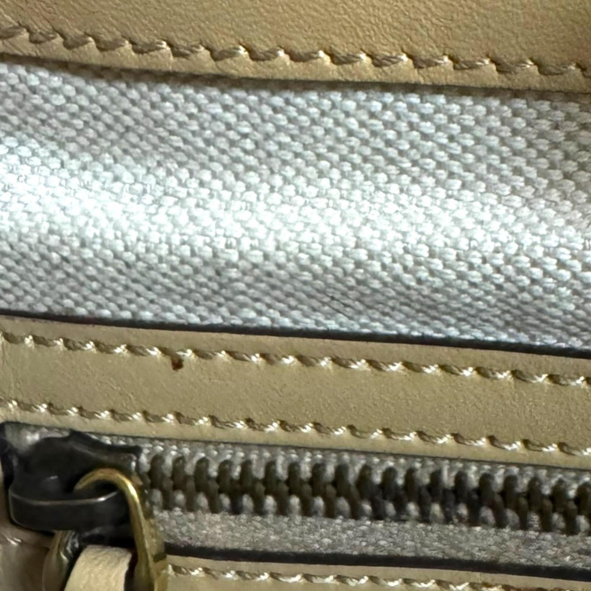 Gucci Beige Gg Canvas Handbag