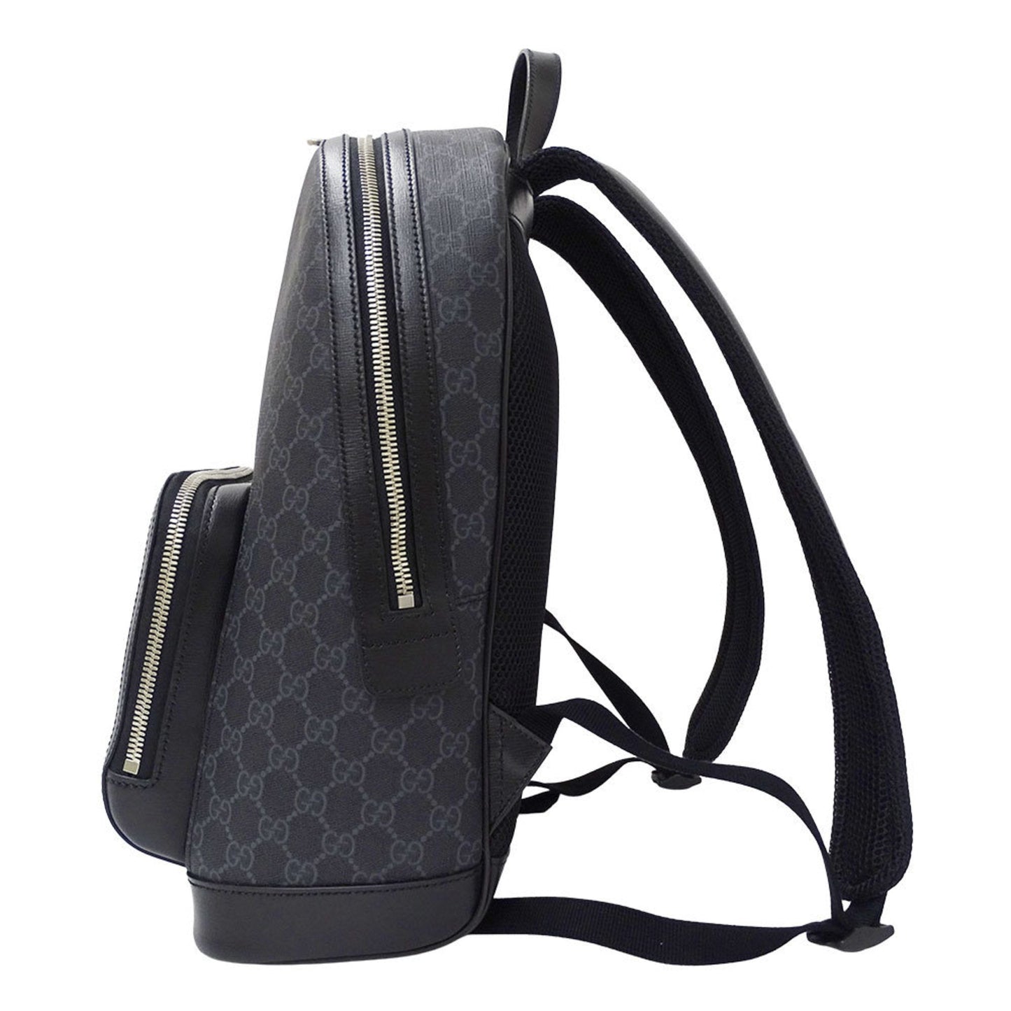 Gucci Black Gg Supreme Backpack