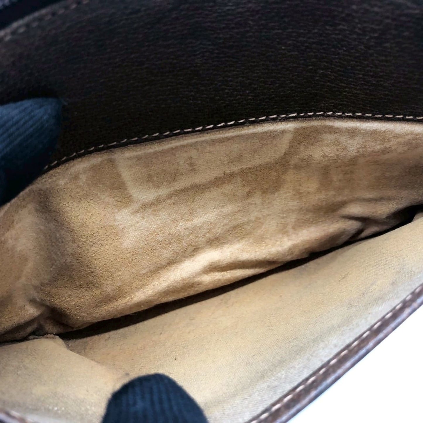 Gucci Brown Gg Supreme Shoulder Bag