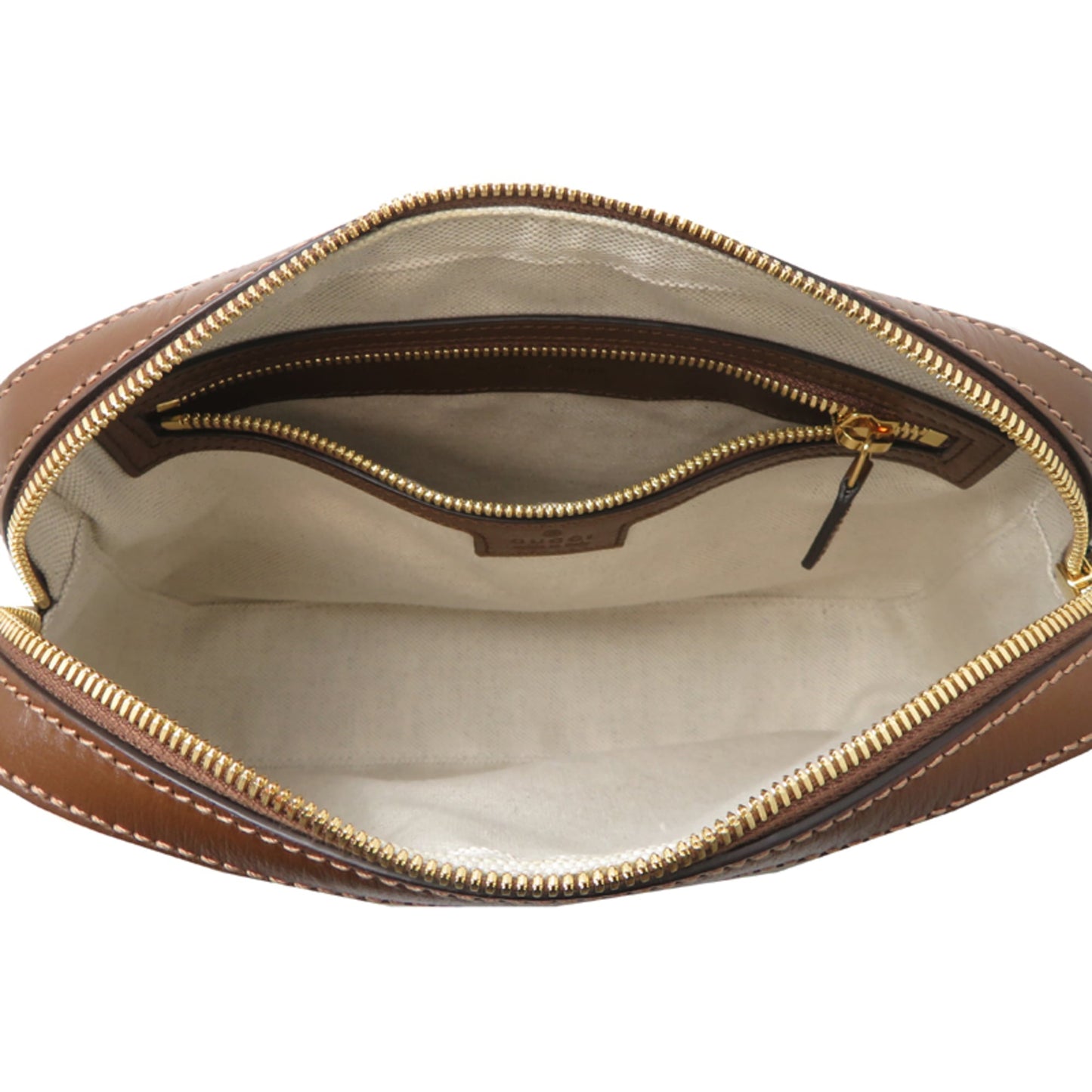 Gucci Beige Gg Supreme Leather Shoulder Bag