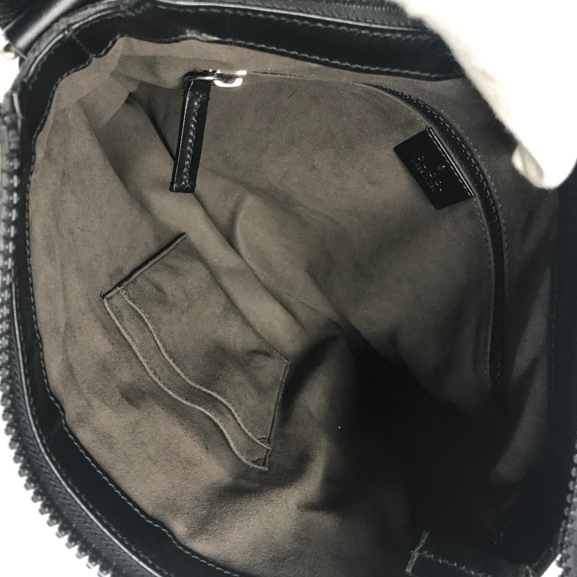 Gucci Beige Black Gg Supreme Leather Messenger Bag Shoulder Bag