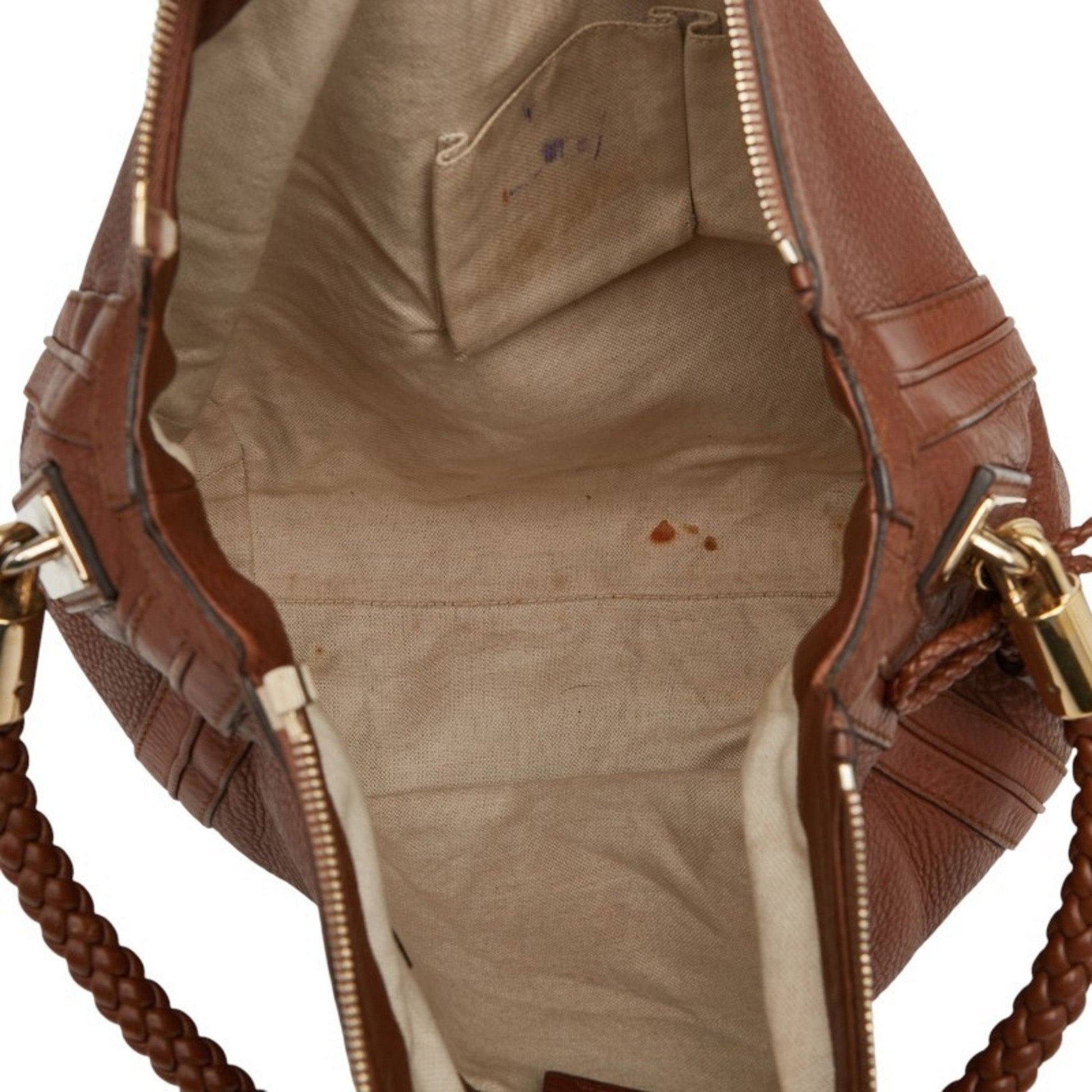 Gucci Brown Leather Shoulder Bag