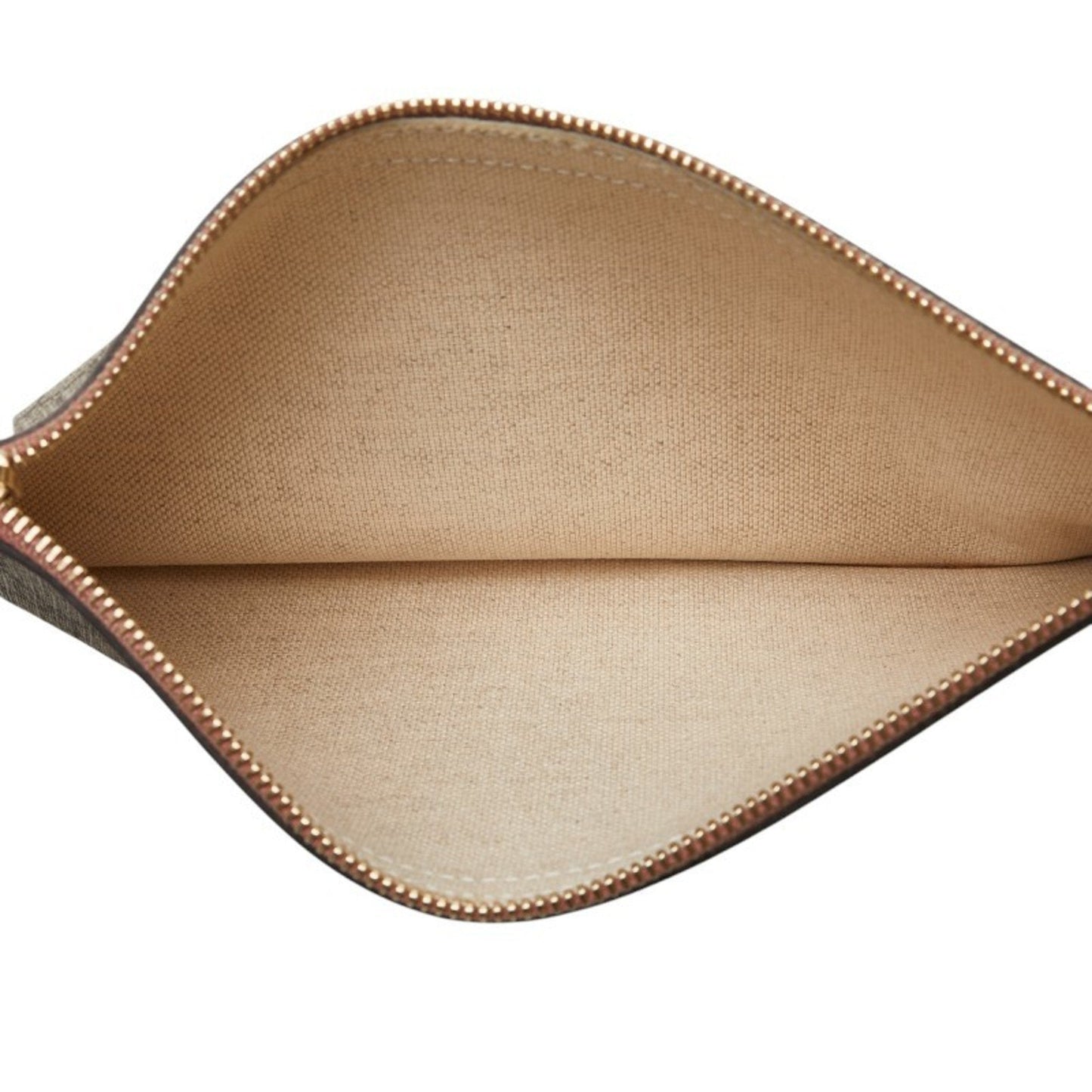 Gucci Beige Pink Pvc Leather Pouch