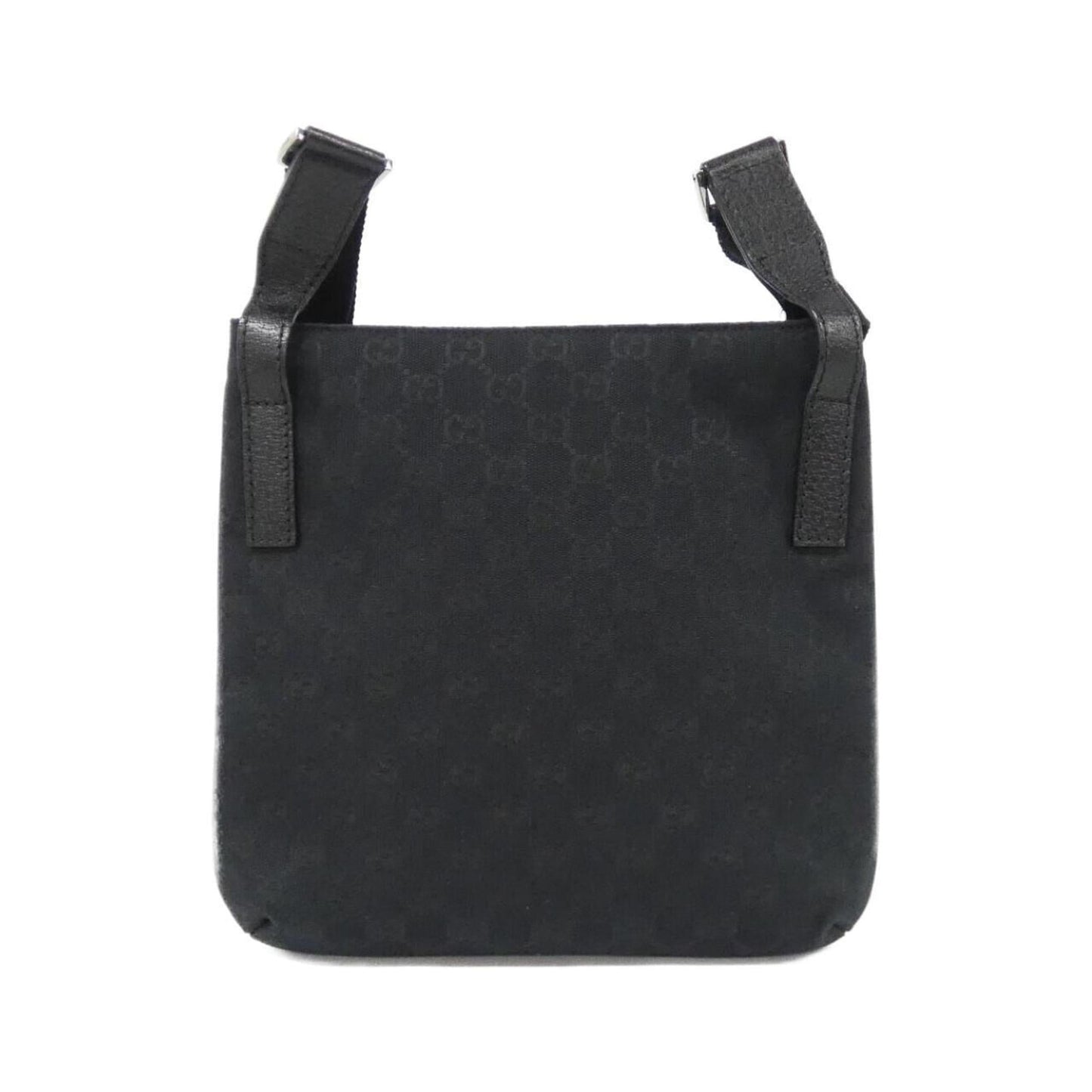 Gucci Black Gg Canvas Shoulder Bag