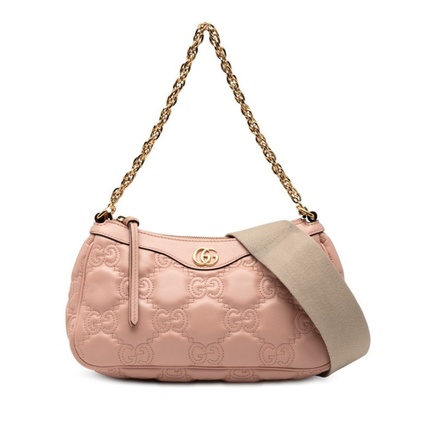 Gucci Pink Leather Handbag Shoulder Bag
