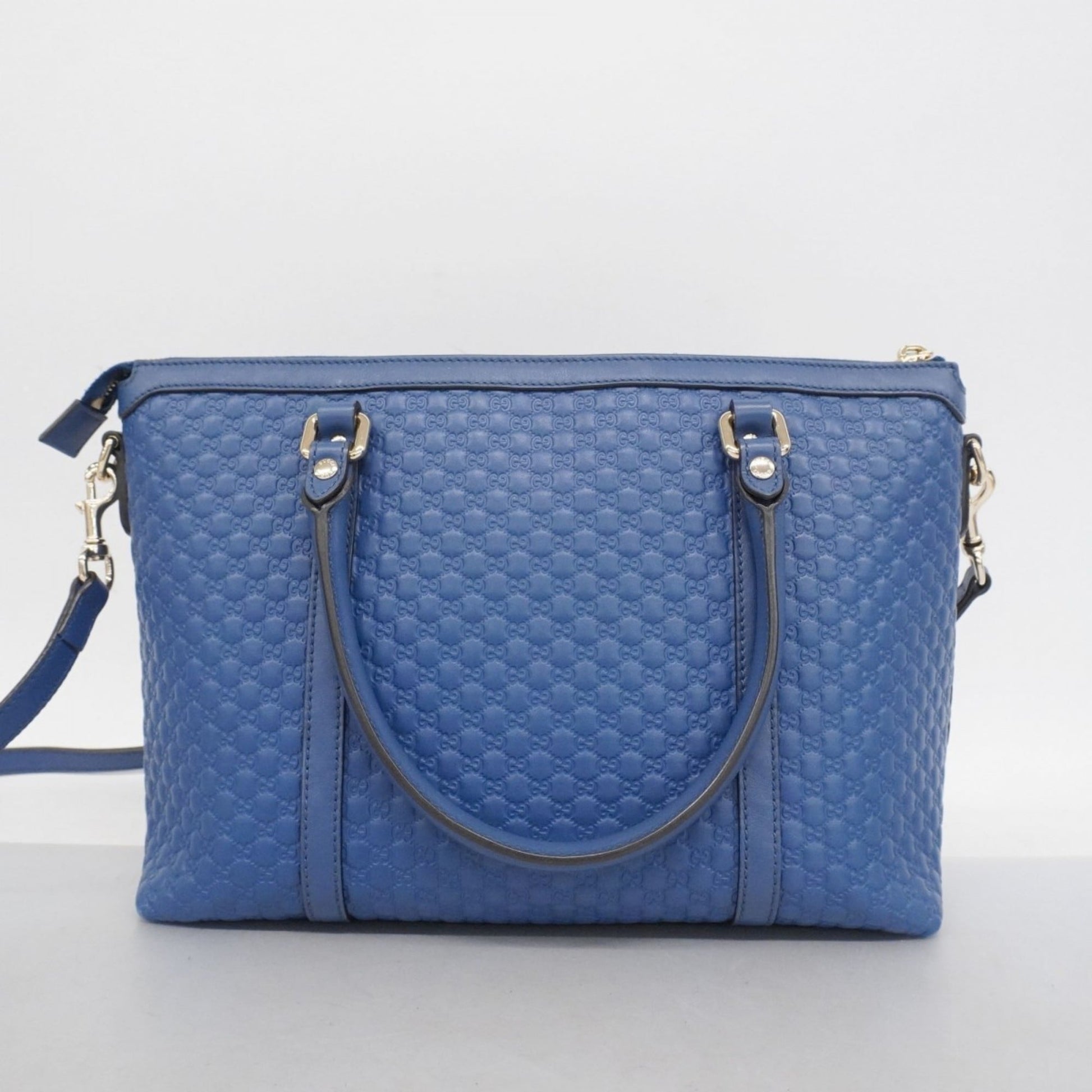 Gucci Blue Leather Handbag