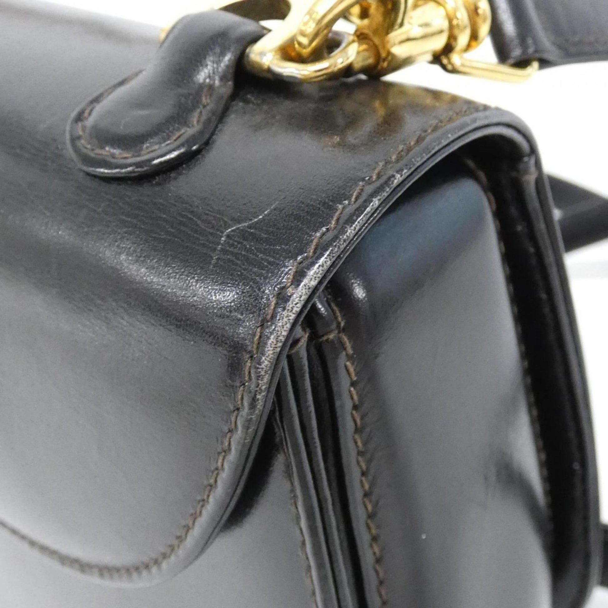 Gucci Black Leather Handbag