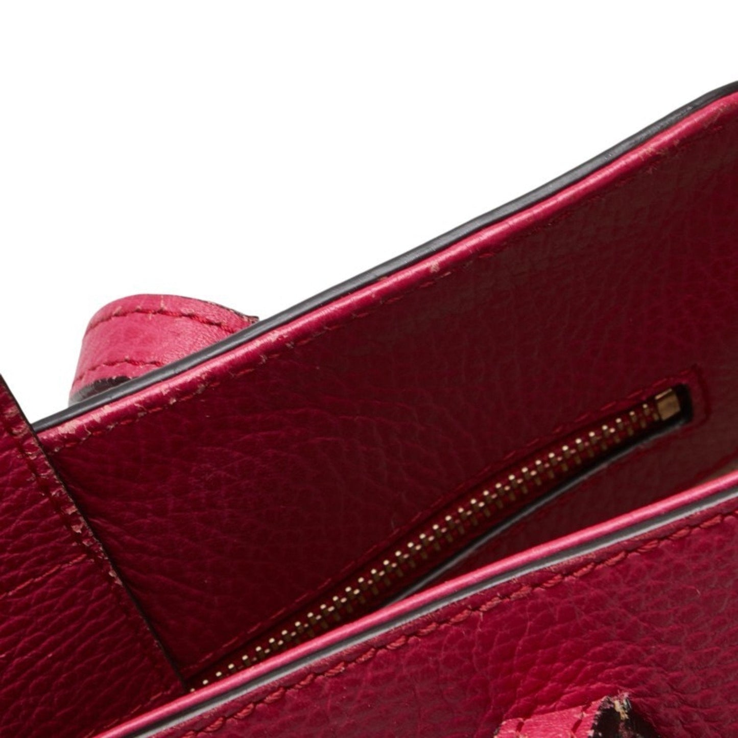 Gucci Pink Leather Tote Bag