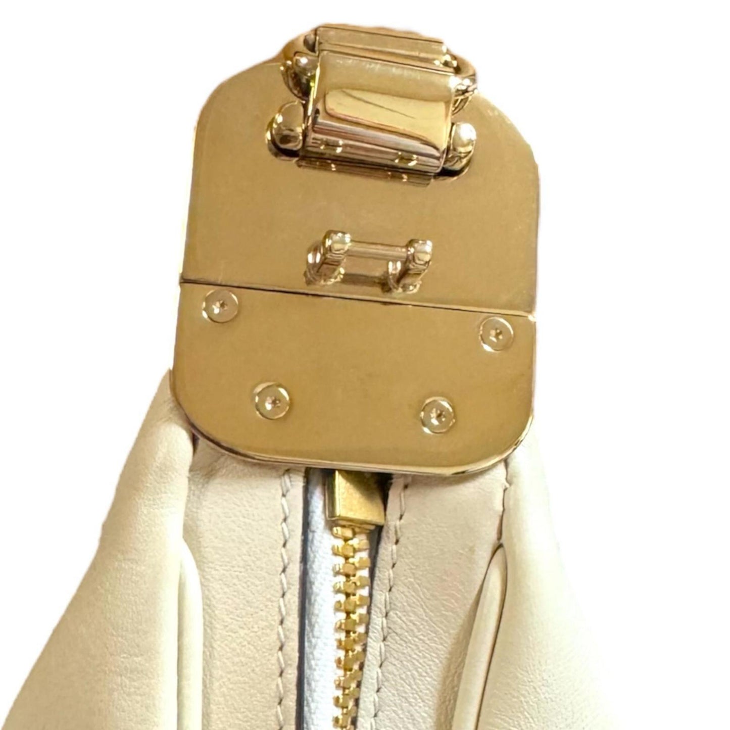 Gucci White Leather Shoulder Bag
