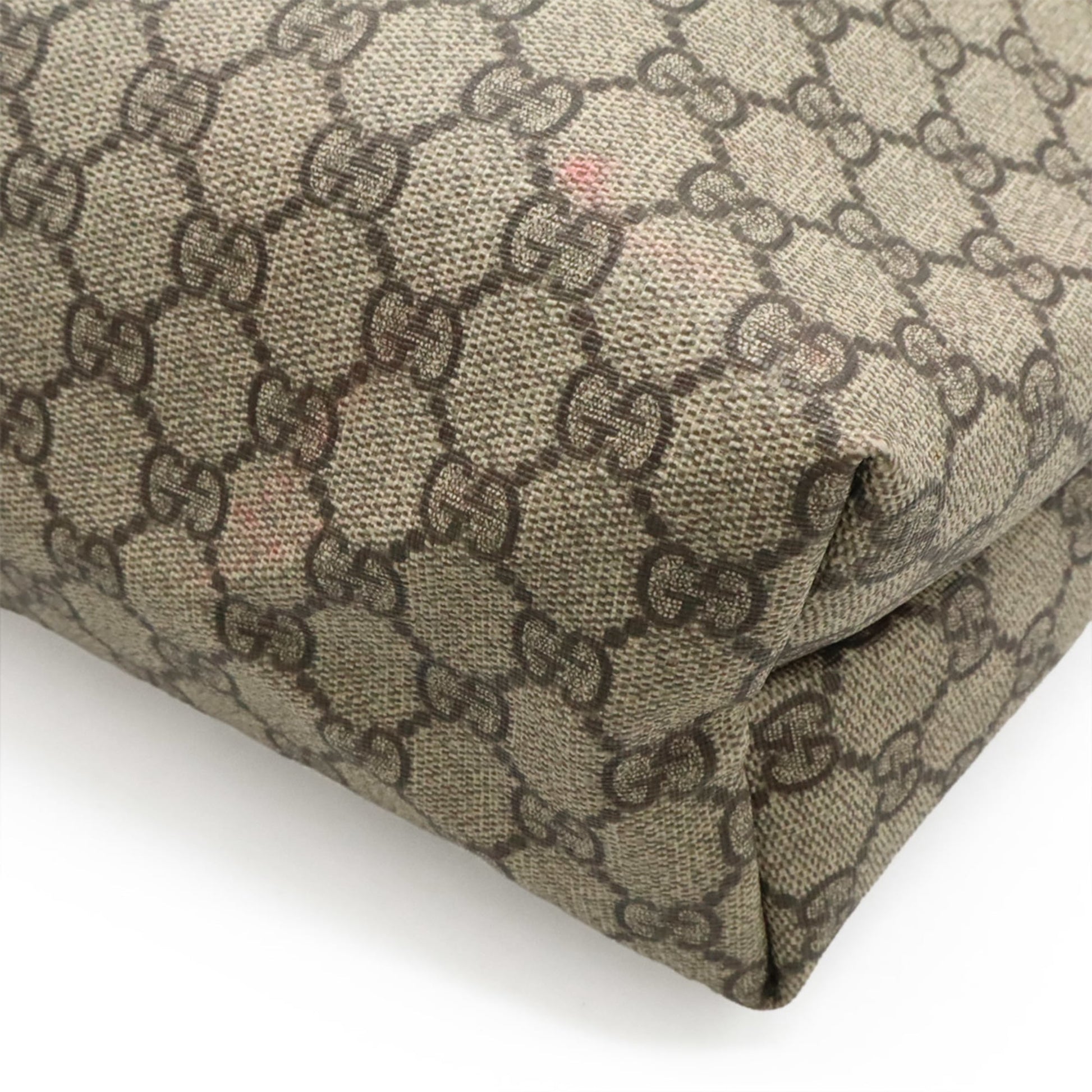 Gucci Beige Brown Gg Supreme Shoulder Bag Tote Bag