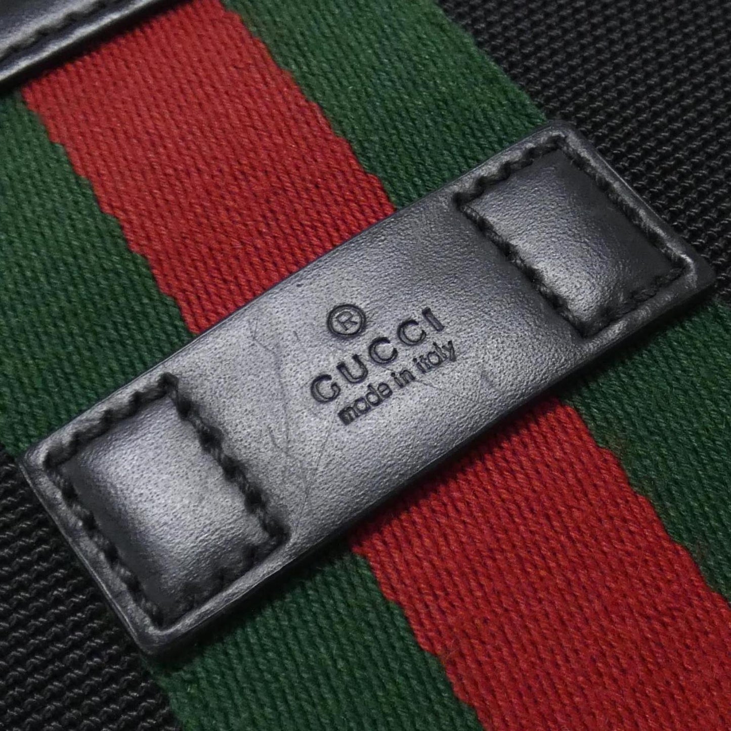 Gucci Black Canvas Shoulder Bag