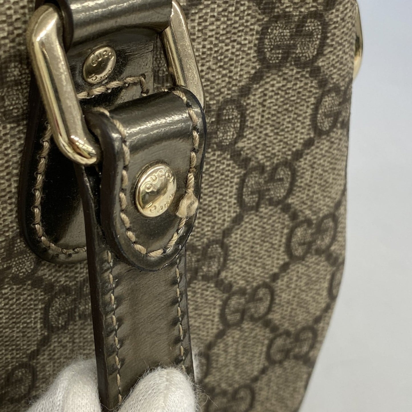 Gucci Beige Pvc Tote Bag