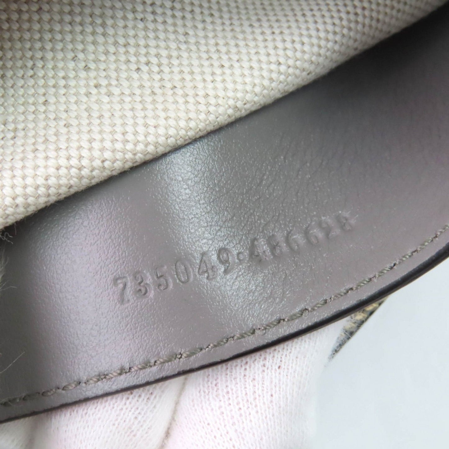 Gucci Gray Leather Handbag Shoulder Bag