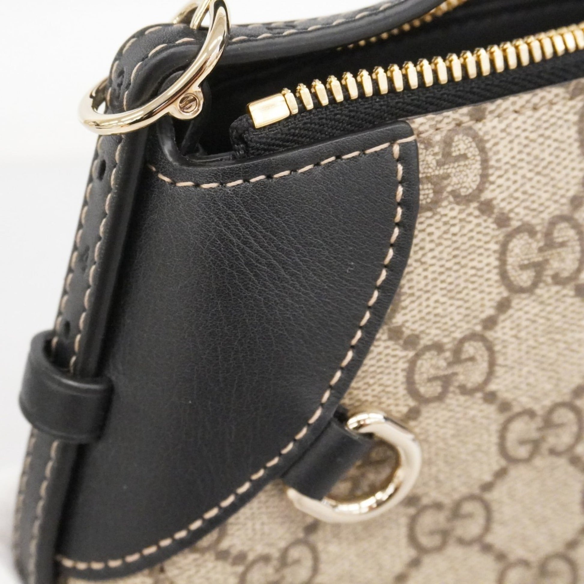 Gucci Black Brown Pvc Handbag