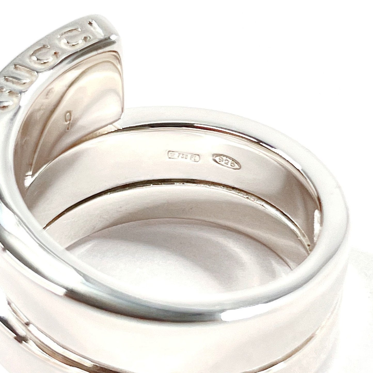 Gucci Silver Silver 925 Band Ring