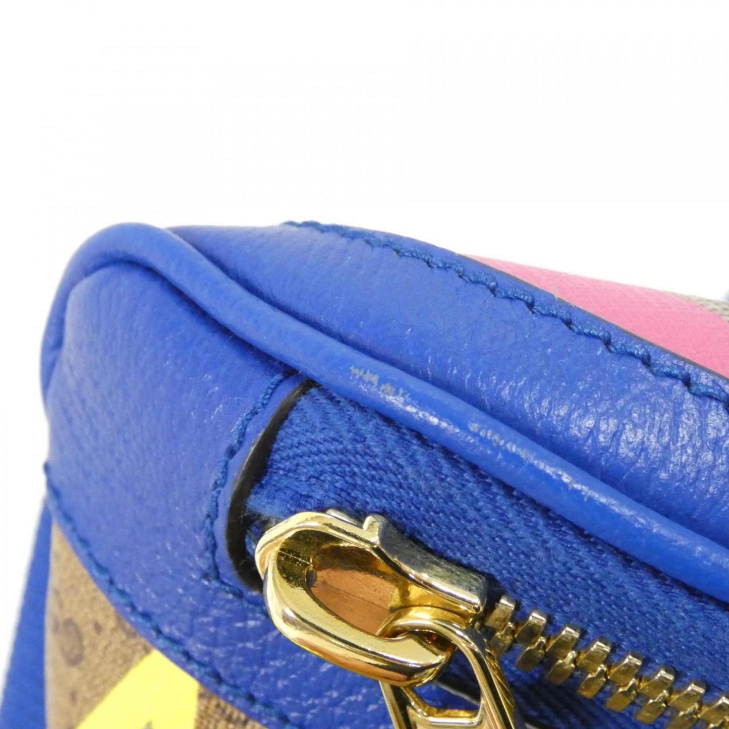 Gucci Beige Blue Green Yellow Gg Supreme Canvas Fanny Pack