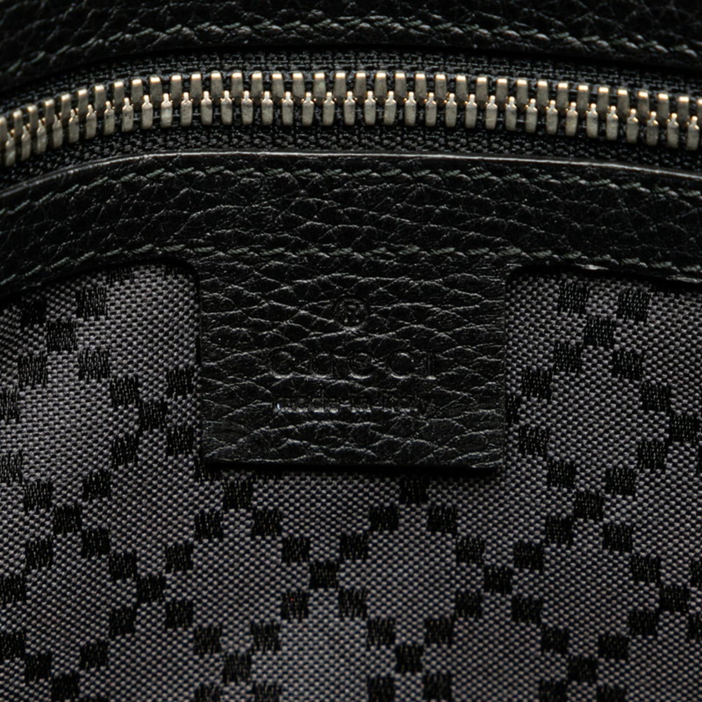 Gucci Black Leather Clutch Bag