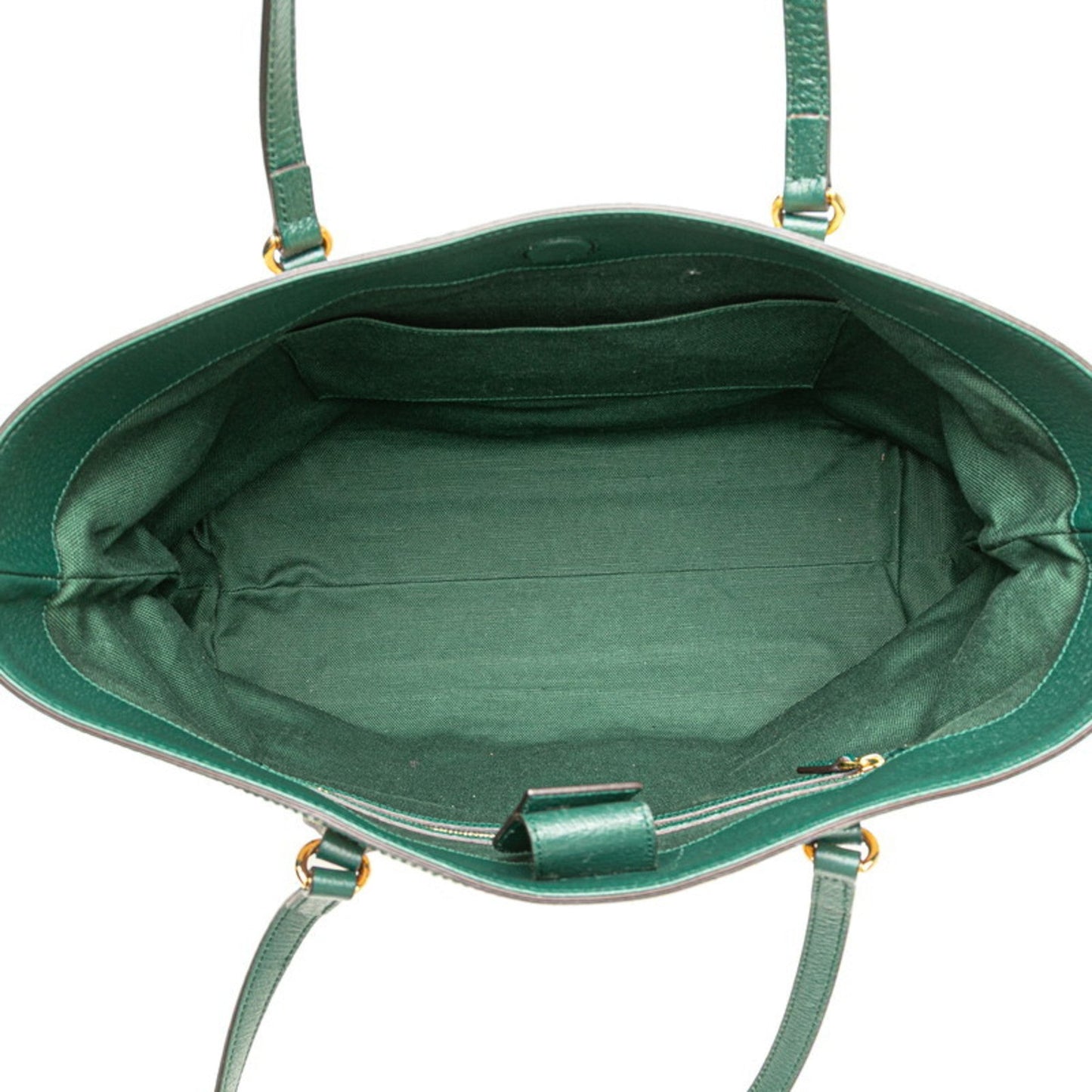 Gucci Ophidia Beige Green Multi-Color Canvas Leather Tote Bag