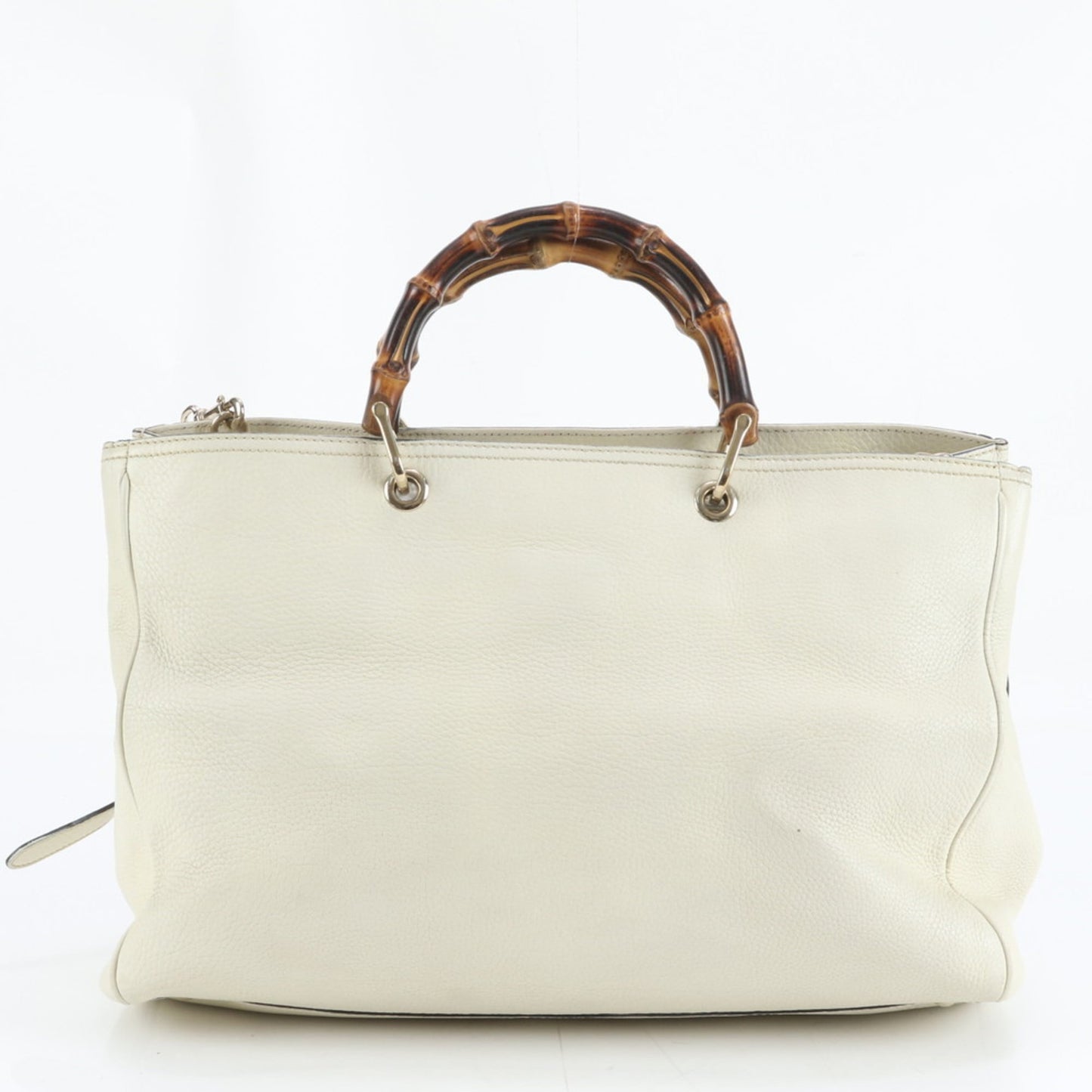 Gucci Ivory Leather Tote Bag