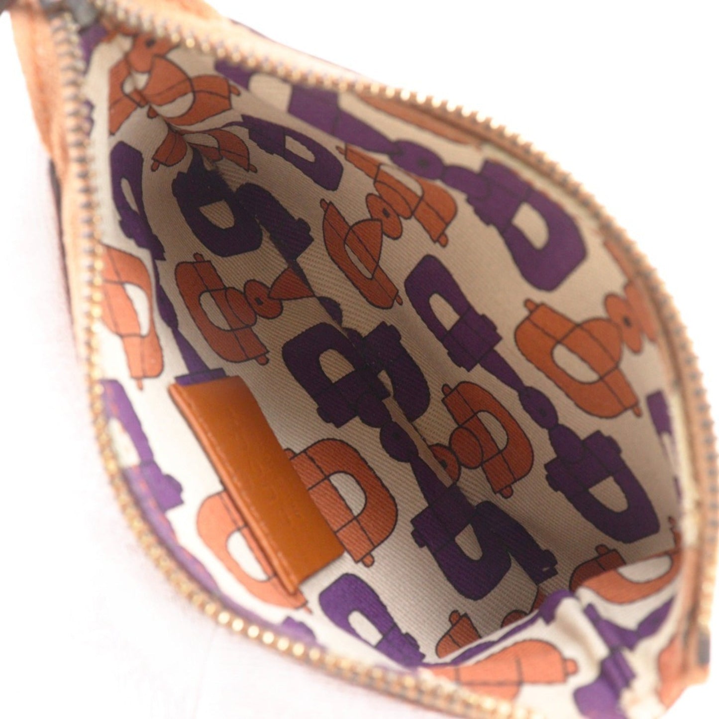 Gucci Brown Leather Pouch