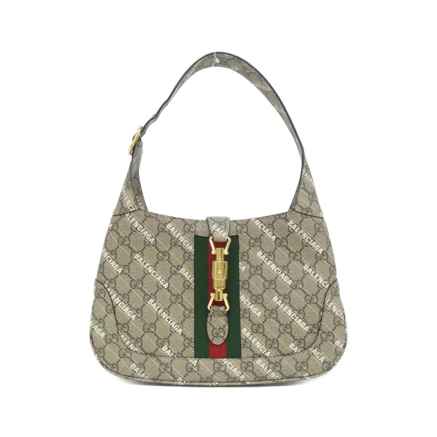 Gucci Beige White Gg Supreme Shoulder Bag