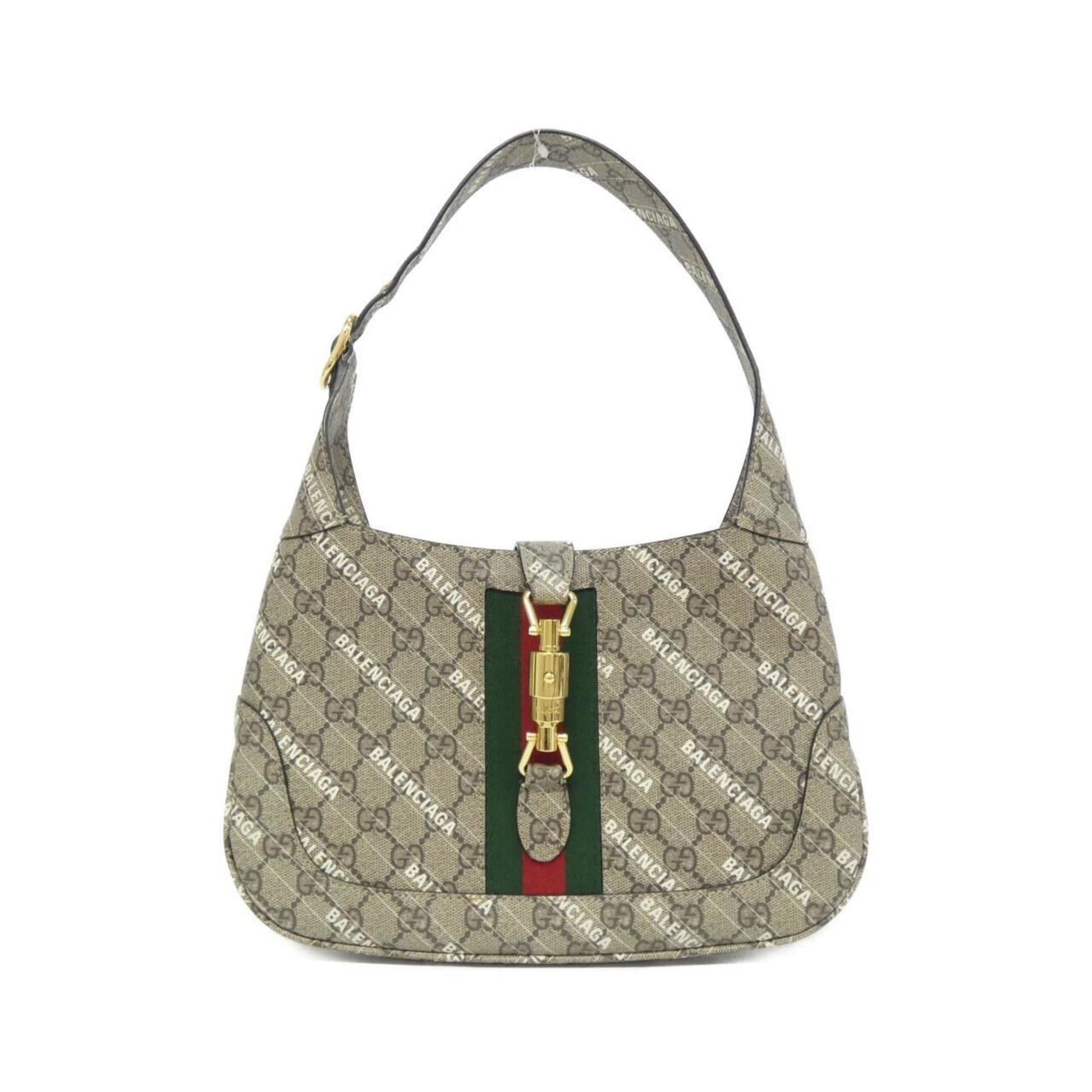 Gucci Beige White Gg Supreme Shoulder Bag