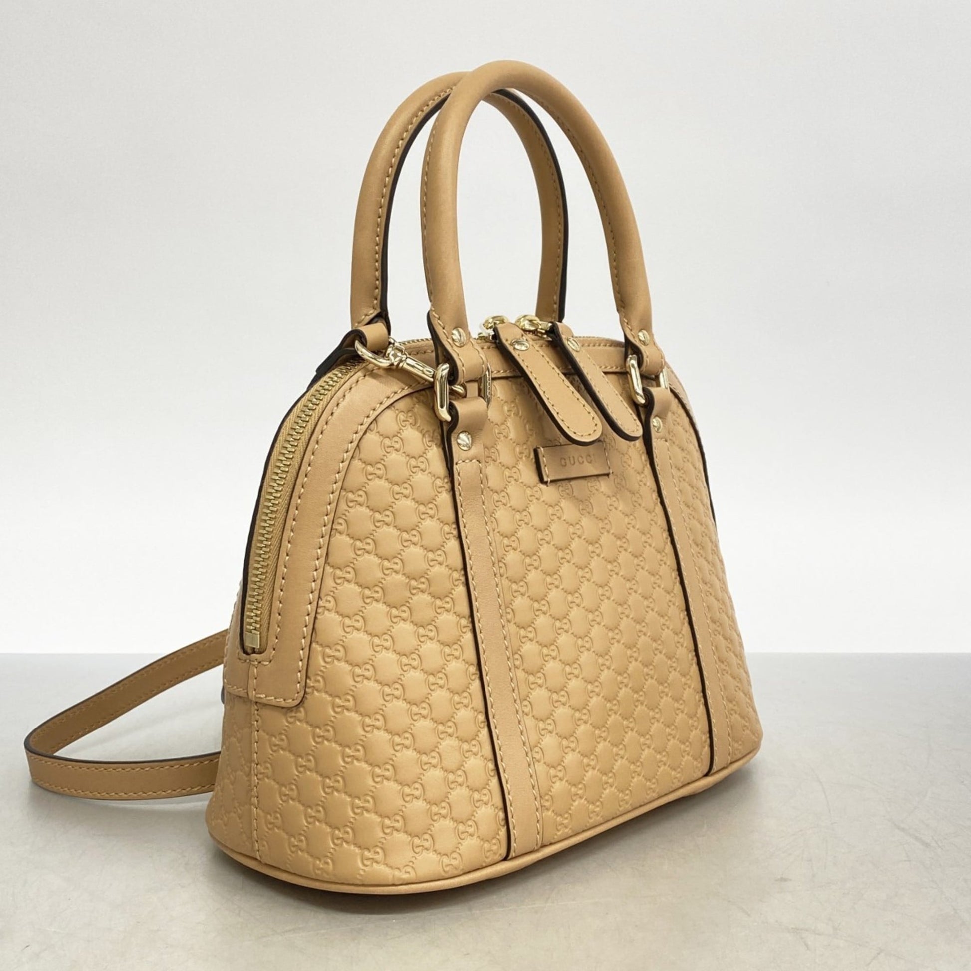 Gucci Beige Leather Handbag