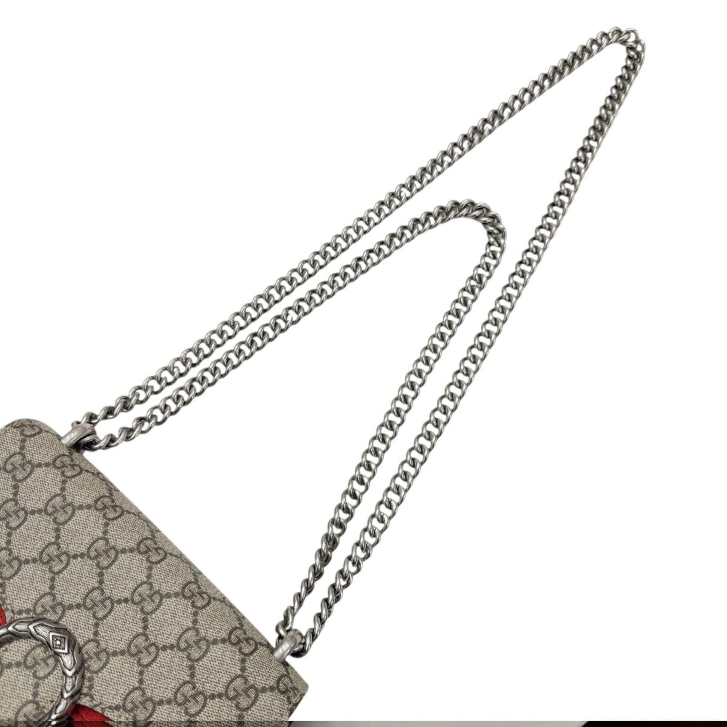 Gucci Brown Red Color Pvc Suede Handbag Shoulder Bag