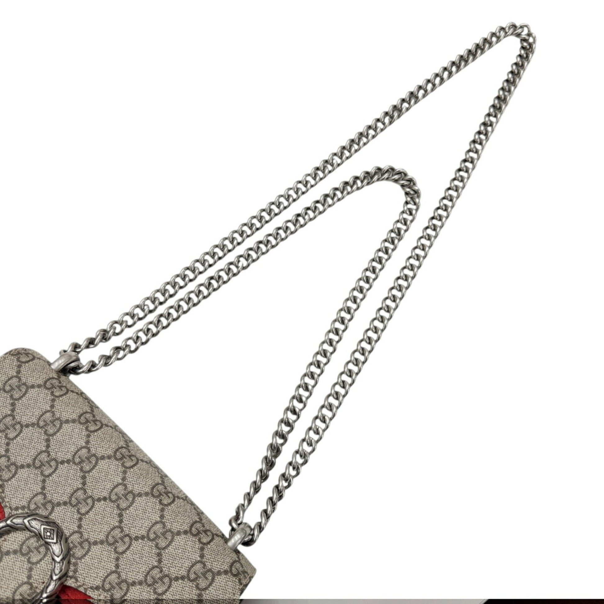 Gucci Brown Red Color Pvc Suede Handbag Shoulder Bag