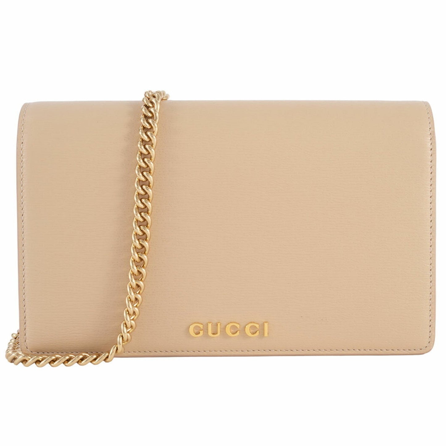 Gucci Pale Orange Leather Shoulder Bag