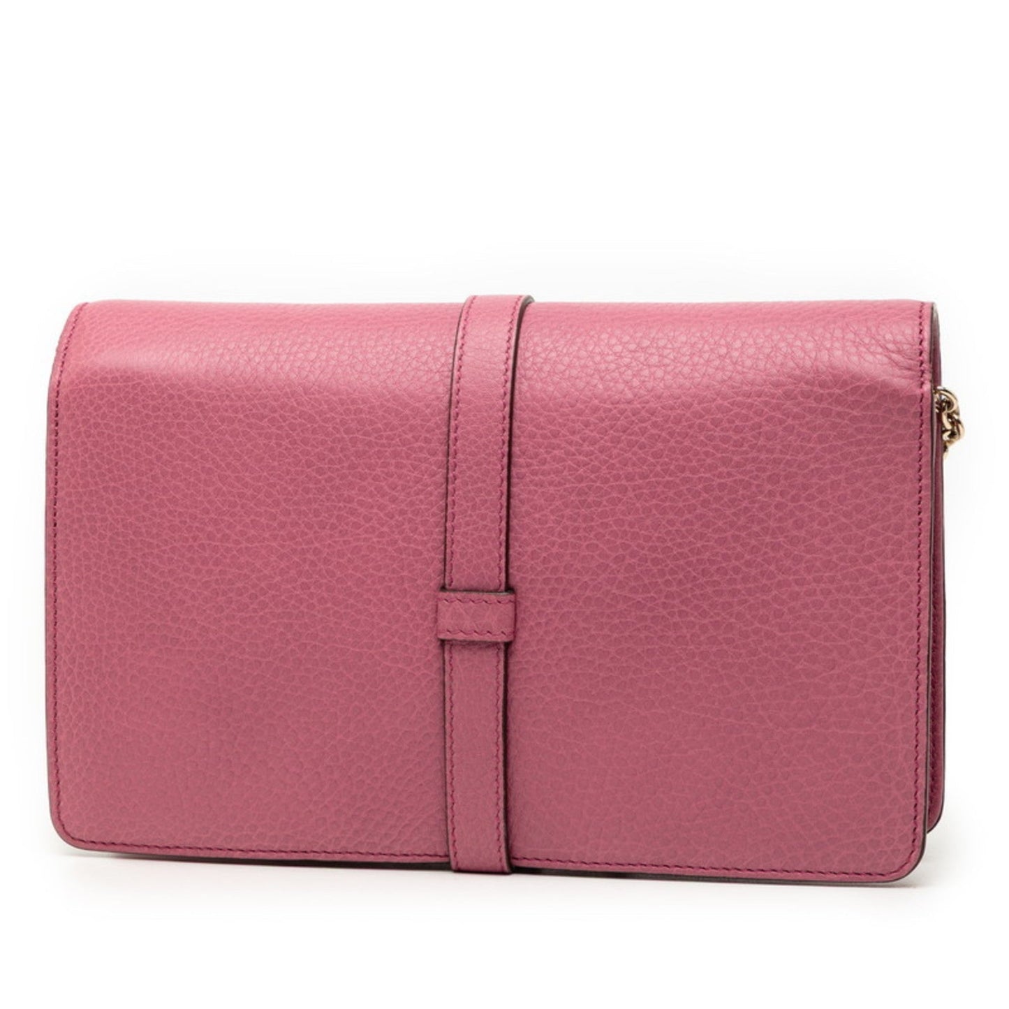 Gucci Pink Leather Shoulder Bag