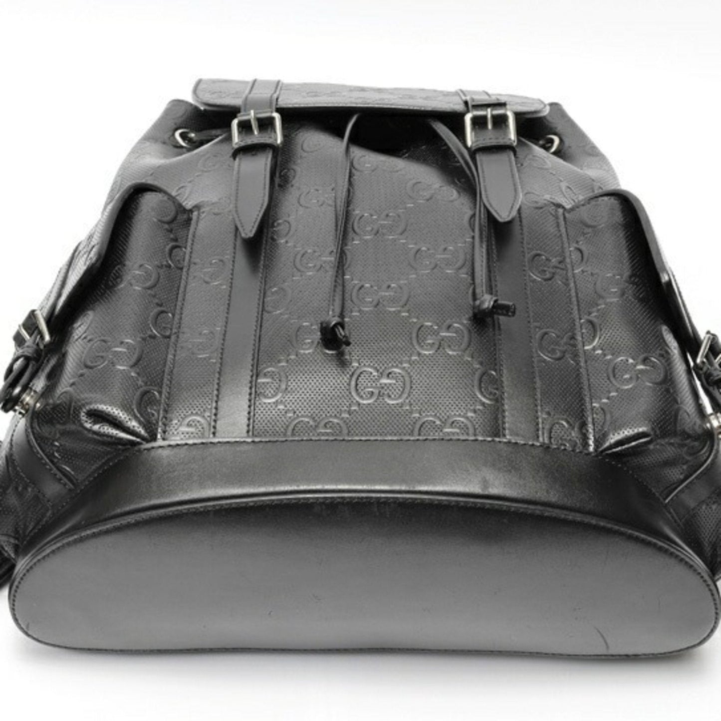 Gucci Black Leather Backpack