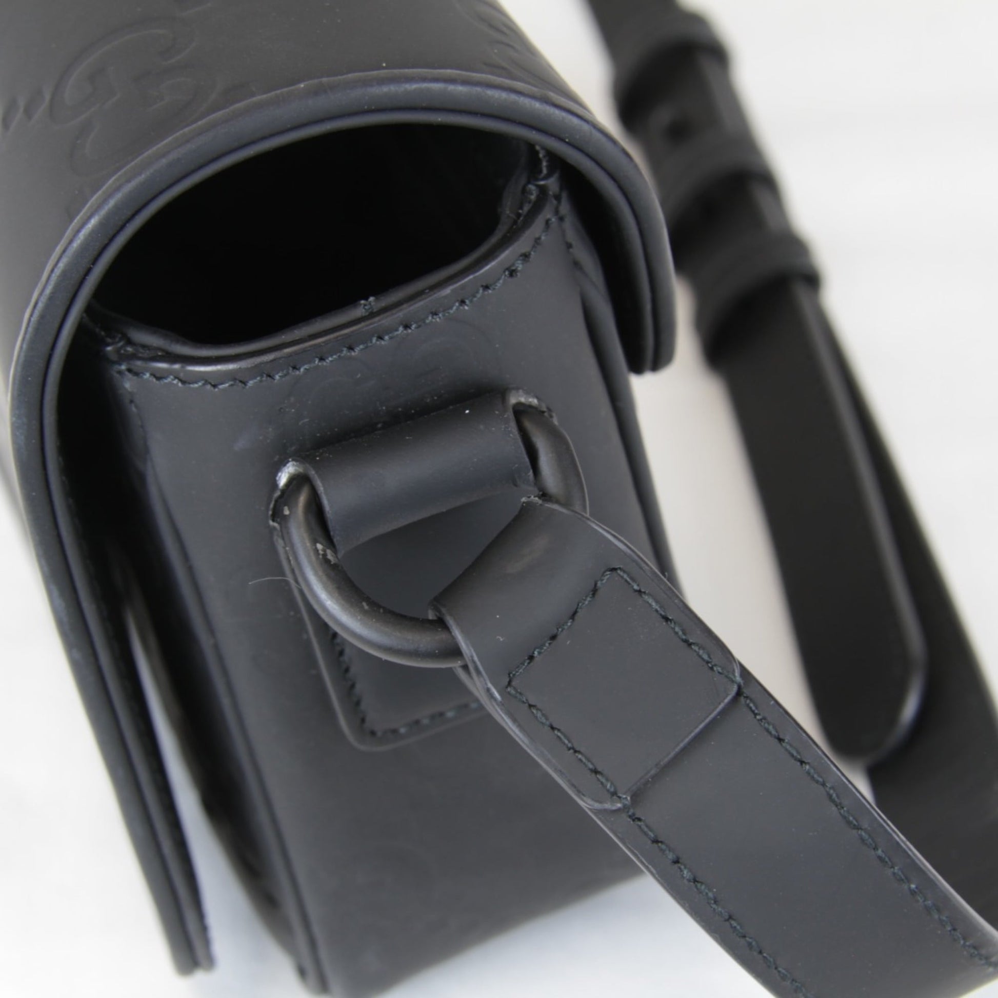 Gucci Black Rubber Shoulder Bag