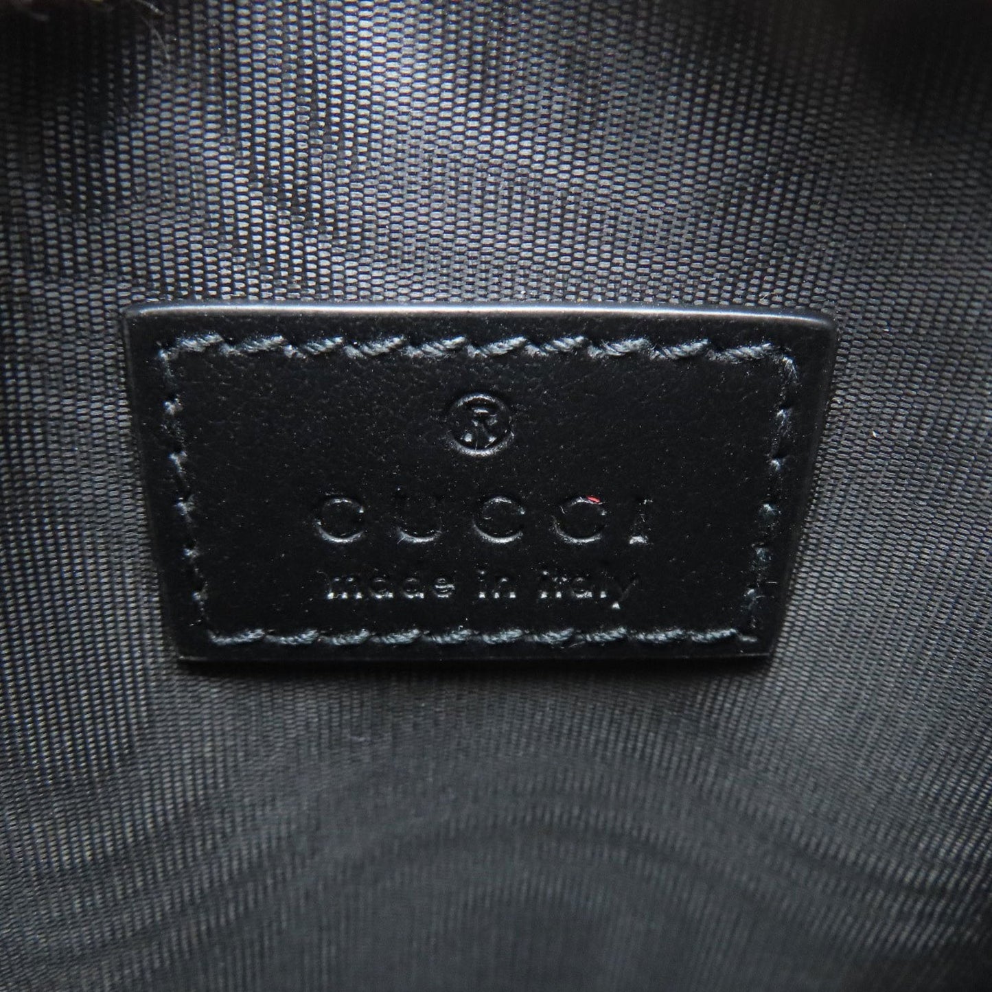 Gucci Black Leather Pouch