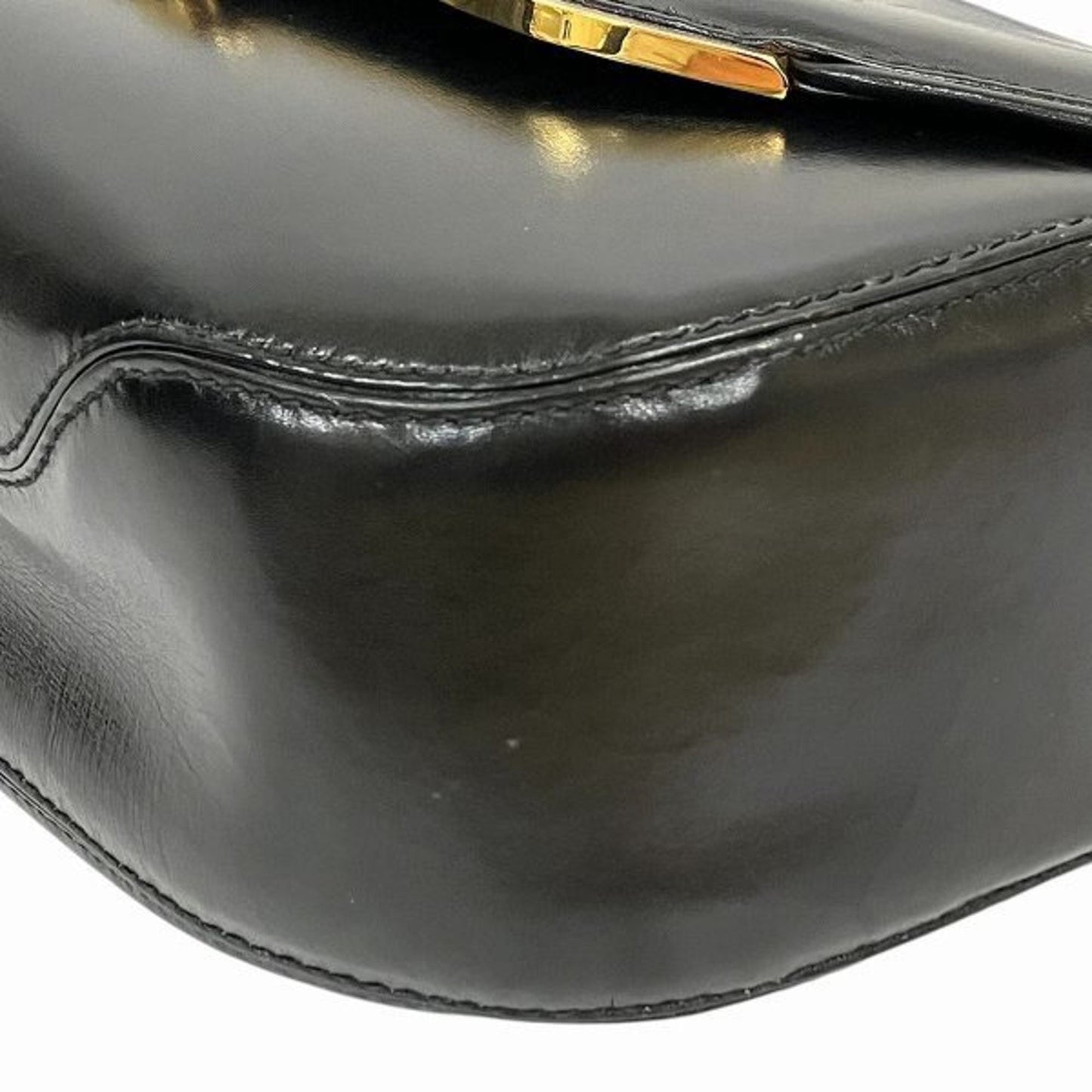Gucci Black Leather Shoulder Bag