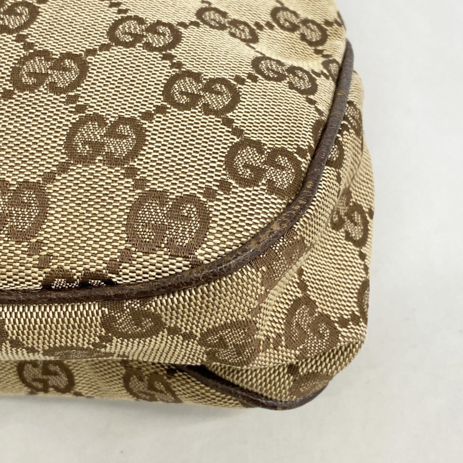 Gucci Brown Canvas Tote Bag
