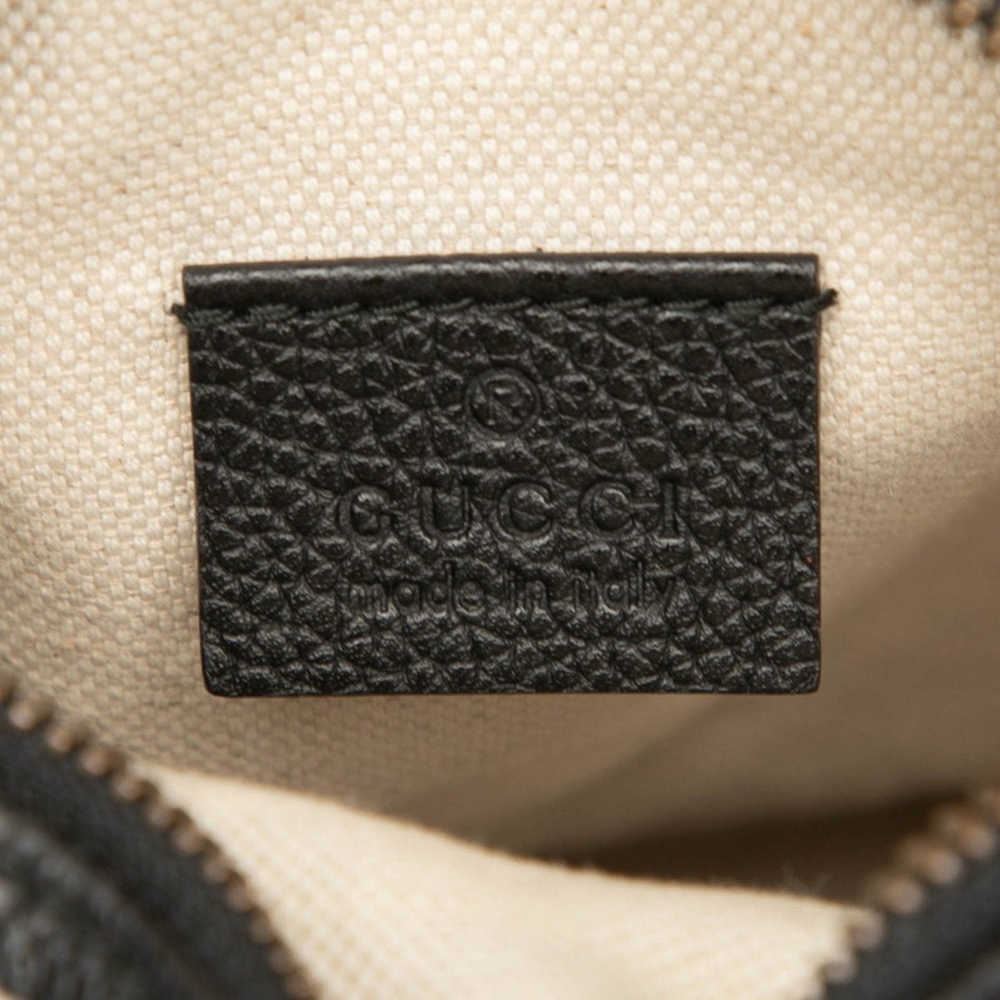 Gucci Black Multi-Color Leather Shoulder Bag