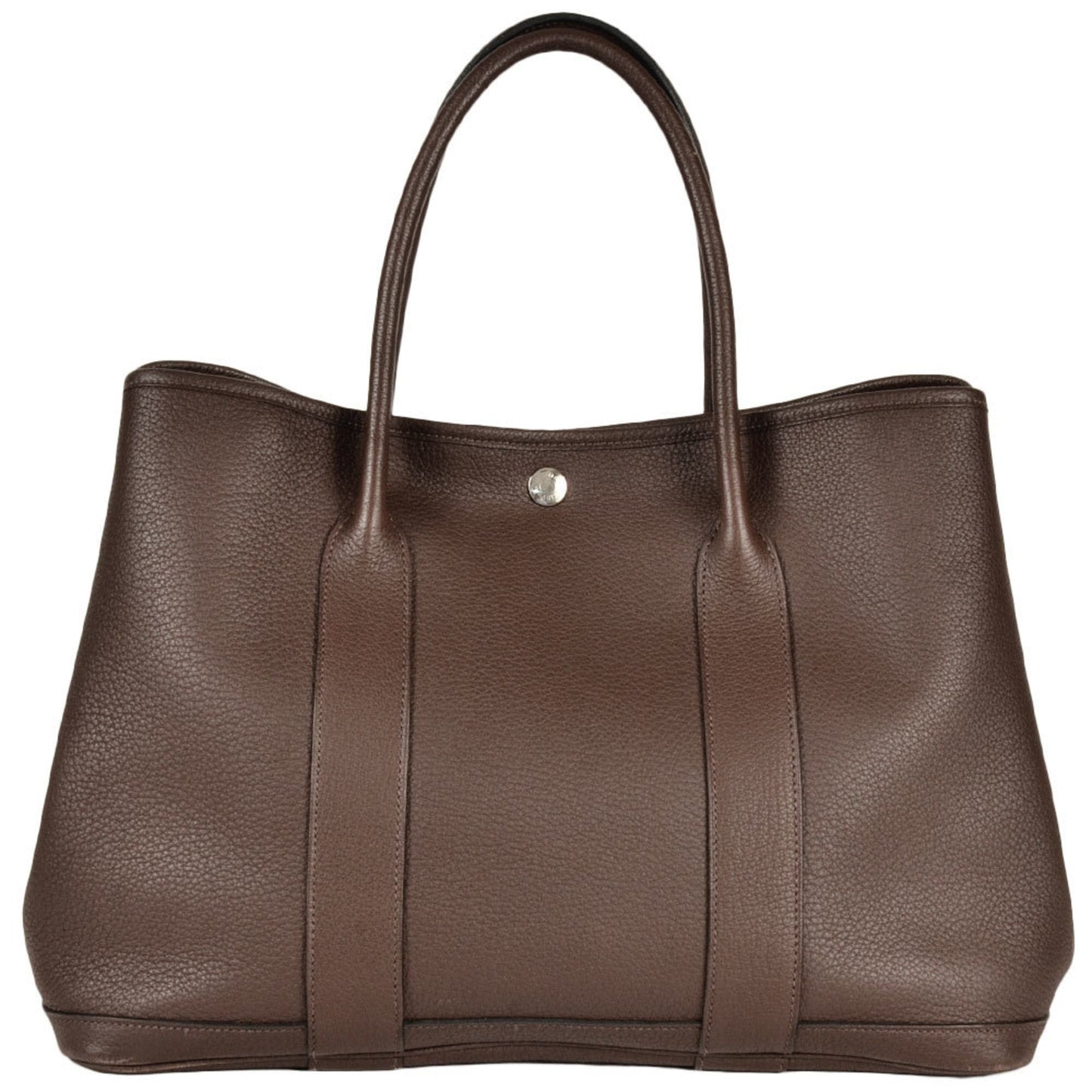 Hermes Negonda Tote Bag Leather Brown Tote Bag 3