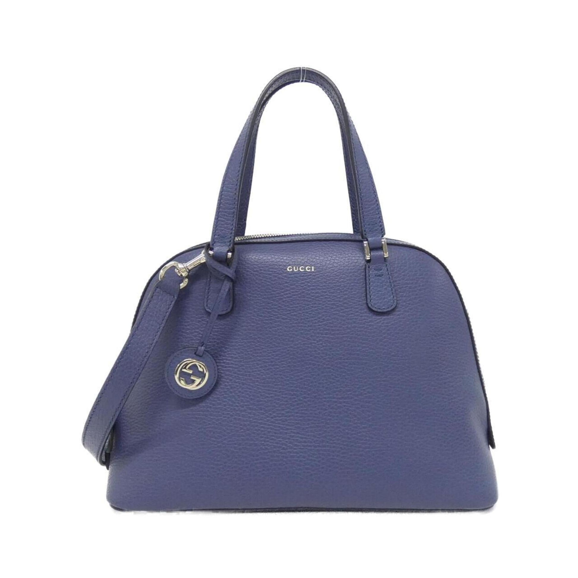 Gucci Blue Leather Handbag