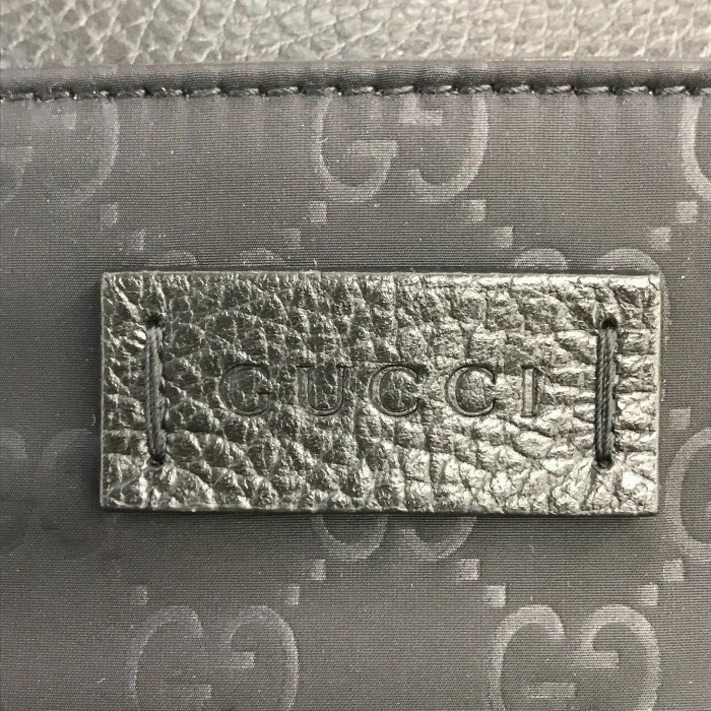 Gucci Black Nylon Leather Shoulder Bag