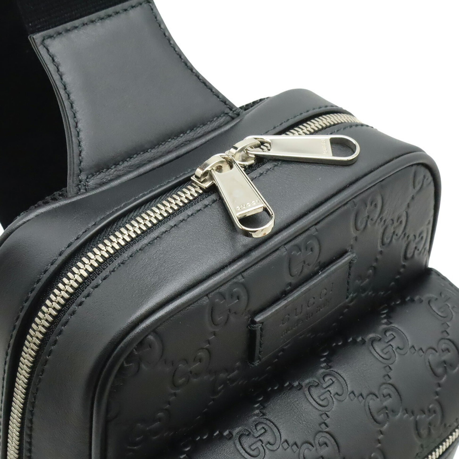 Gucci Black Leather Shoulder Bag