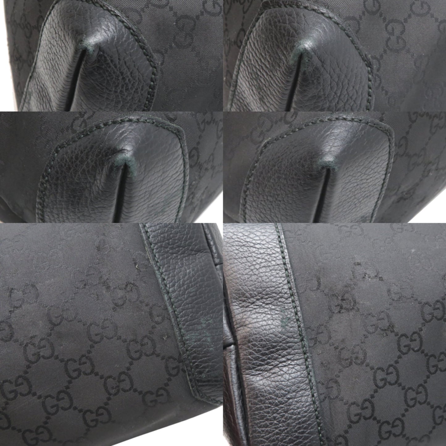 Gucci Black Nylon Tote Bag