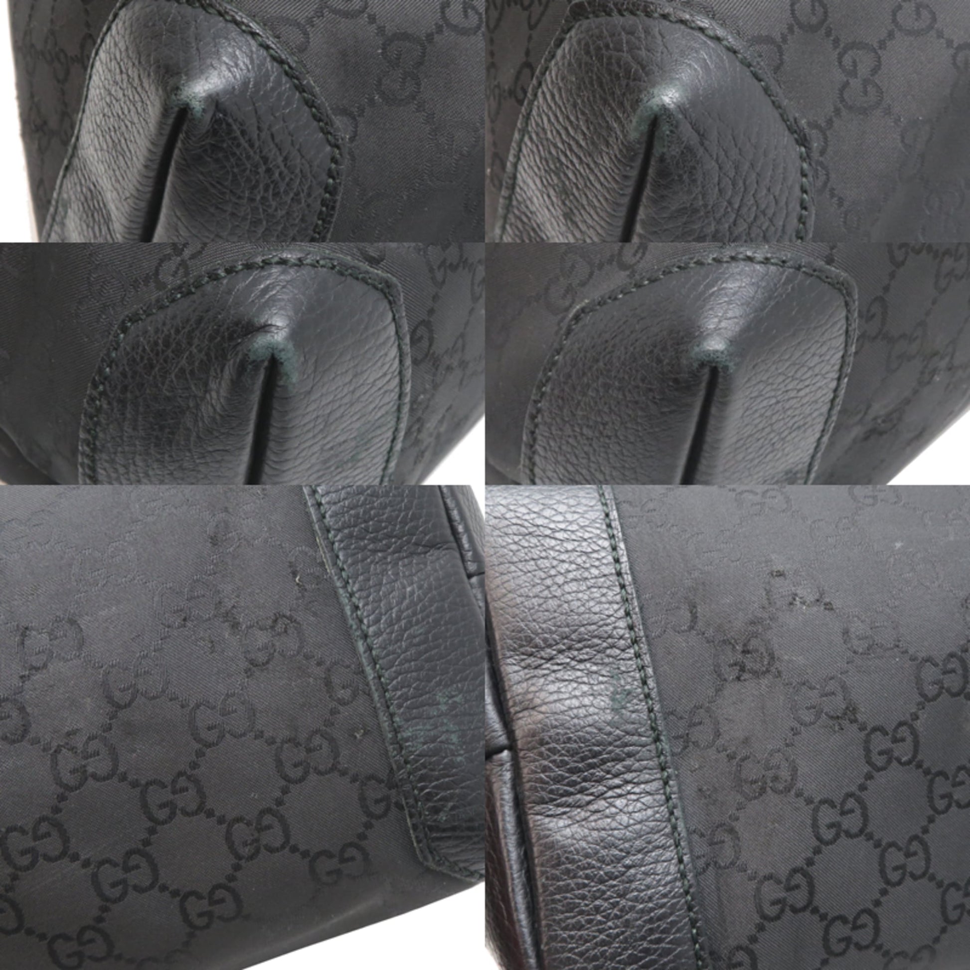 Gucci Black Nylon Tote Bag